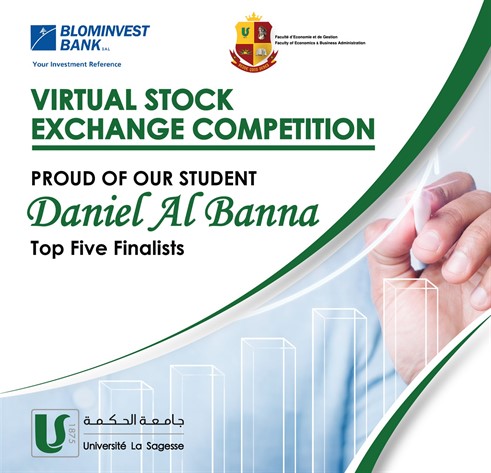 Daniel Al Banna parmi les 5 finalistes à la Compétition de Bourse Virtuelle